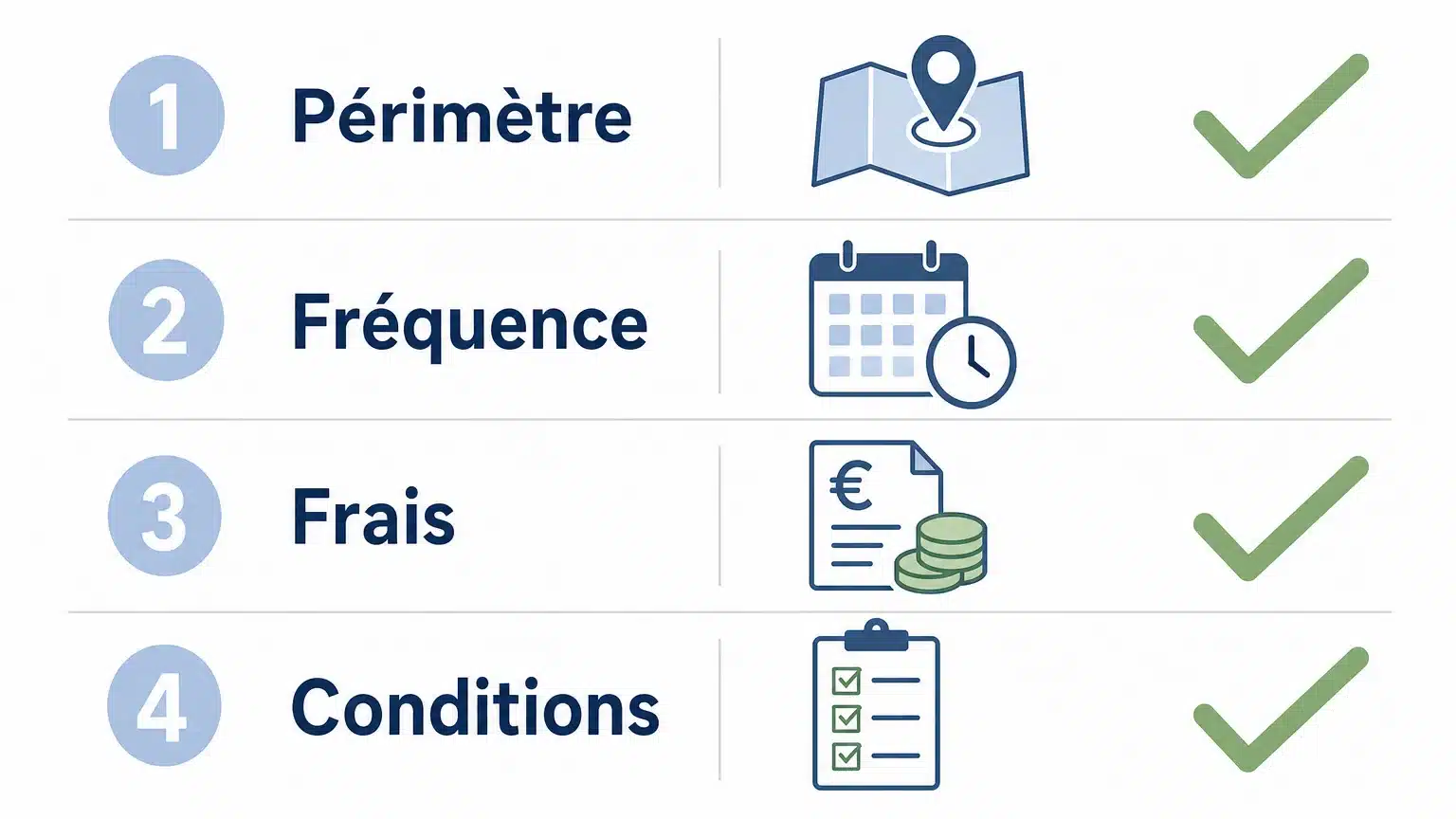 Quatre critères pour comparer des devis de nettoyage professionnel